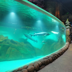 Custom Acrylic Window Aquarium Oceanarium-Leyu Acrylic Sheet Products Factory 
