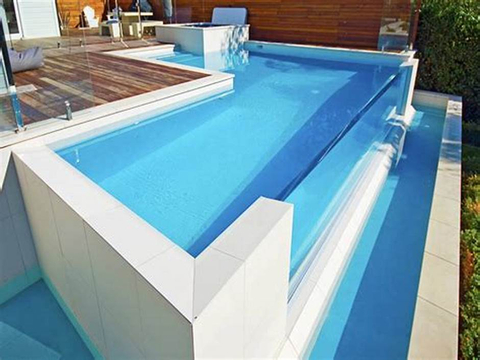 Images for supported on 4-sides acrylic window Swimming Pool- Leyu