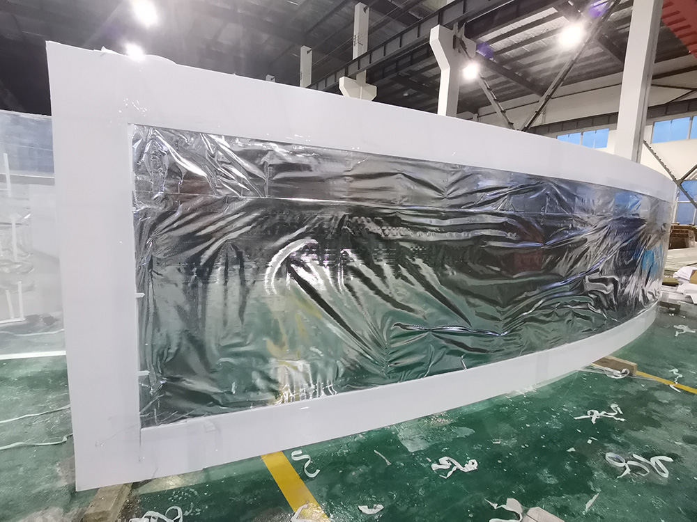 Factory produced acrylic swimming pool and acrylic structural panels - Leyu