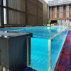 Clear acrylic pool wall manufacturer and installer Luxury Acrylic swimming Pools-leyu
