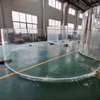 Acrylic pool viewing boards of different shapes and curves- Leyu Acrylic Sheet Products Factory