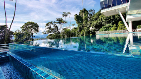 Clear acrylic panel for Outdoor Above Ground Swimming Pool--leyu