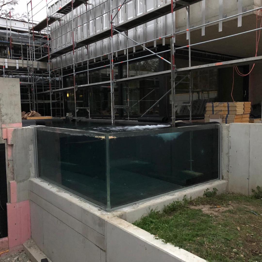 2024 popular Clear acrylic swimming pool panel for sale--leyu acrylic factory