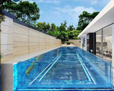 Discover the Future of Luxury Swimming: Chlorine-Free Saltwater Acrylic Pools Tailored for the Middle East