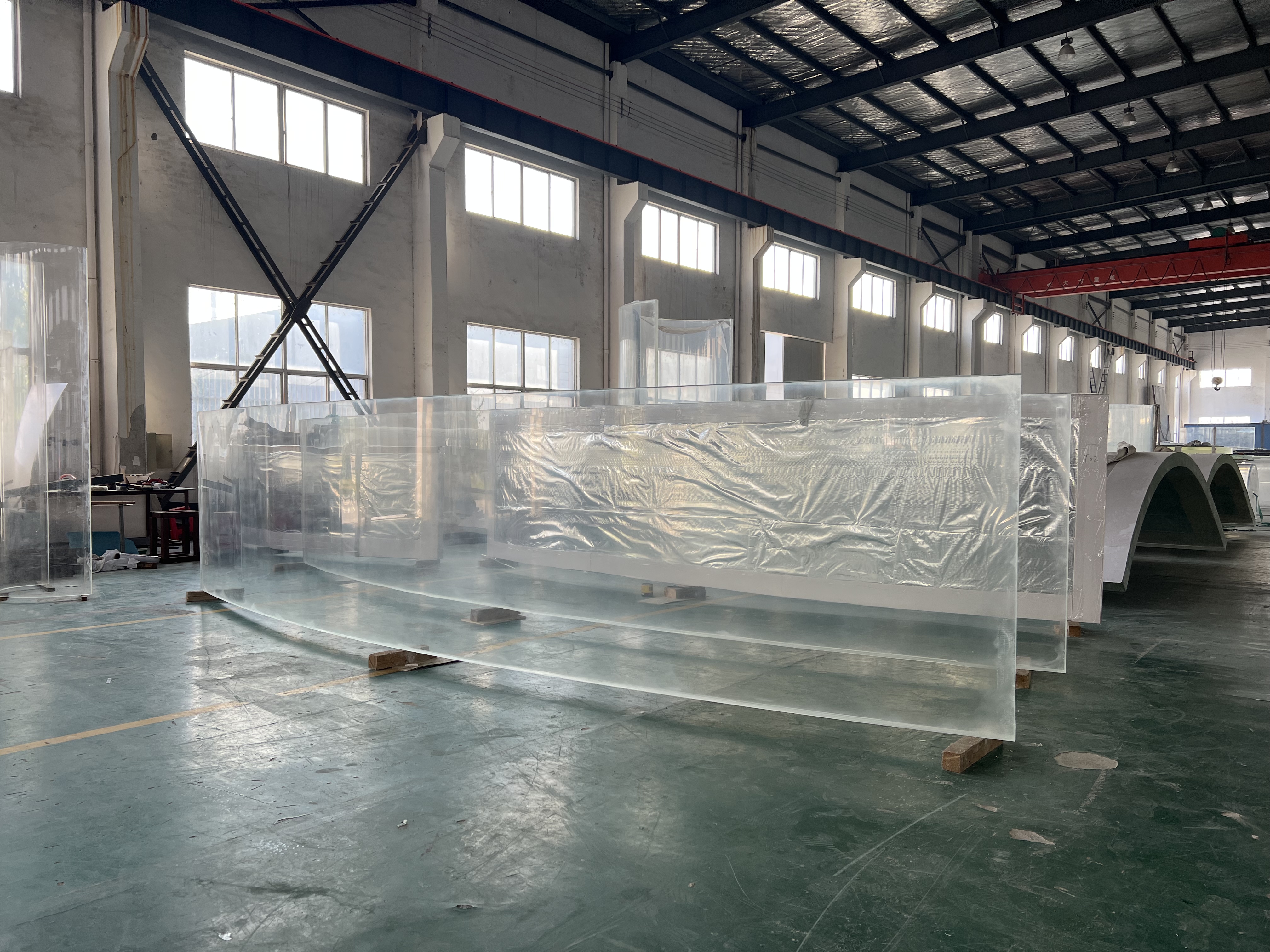 Acrylic swiming pool wall - LEYU