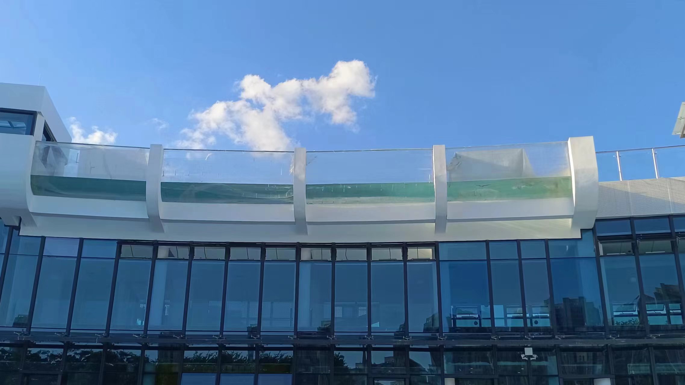 Classic Supported On 3-Sides Window Swimming Pool - Leyu
