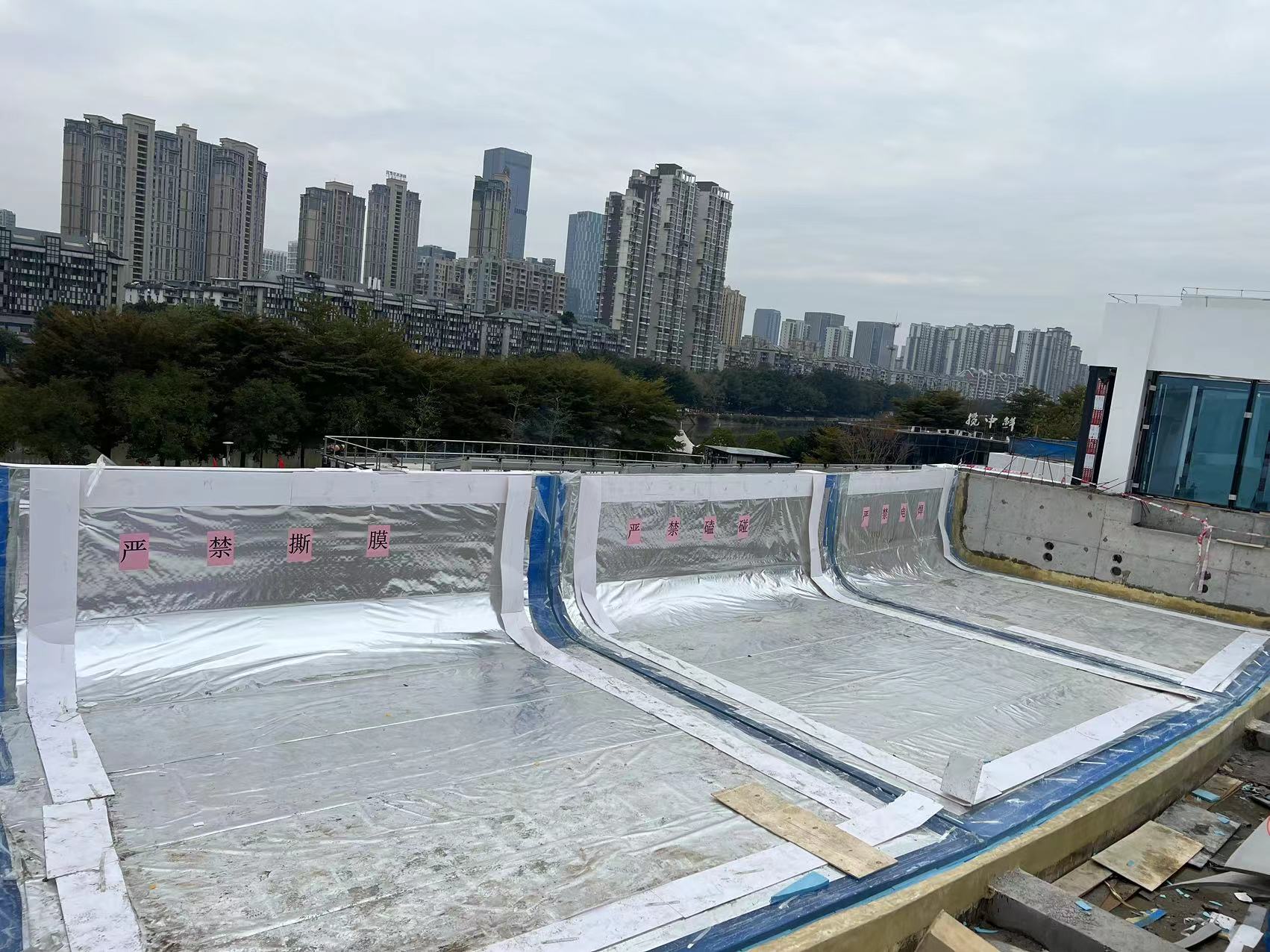 Classic Supported On 3-Sides Window Swimming Pool - Leyu