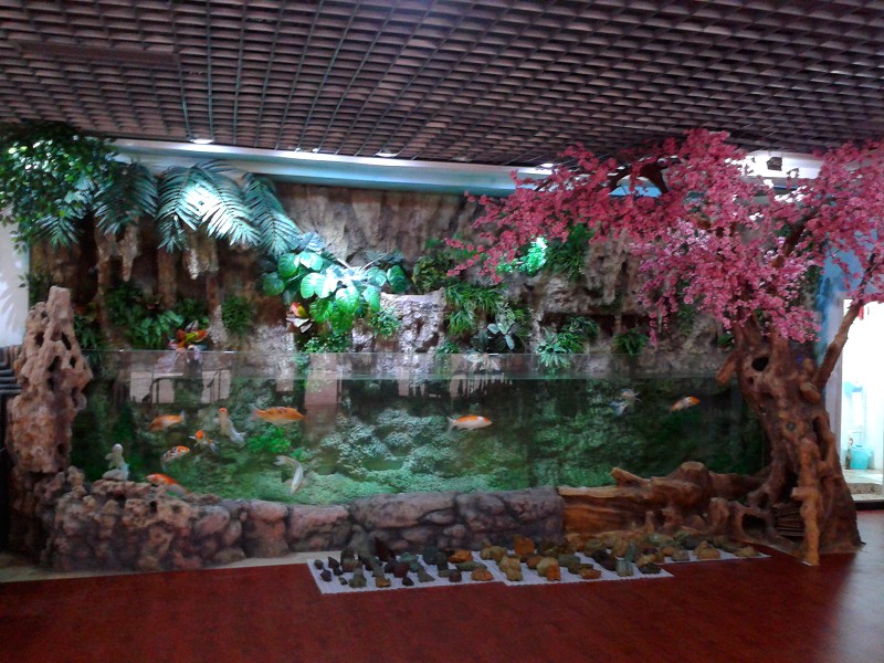 Acrylic custom fish tank - factory