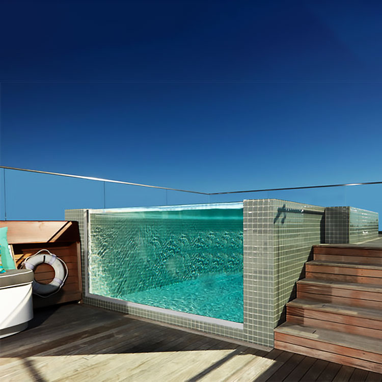 Discover the Future of Luxury Swimming: Chlorine-Free Saltwater Acrylic Pools Tailored for the Middle East