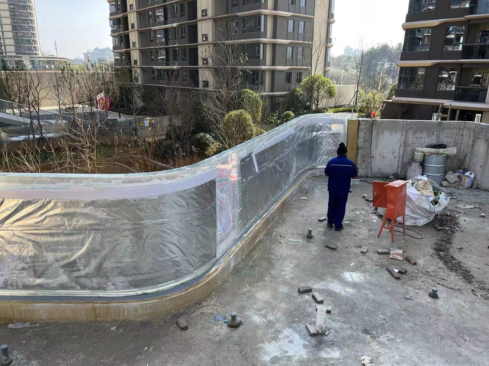 Acrylic swimming pool - LEYU