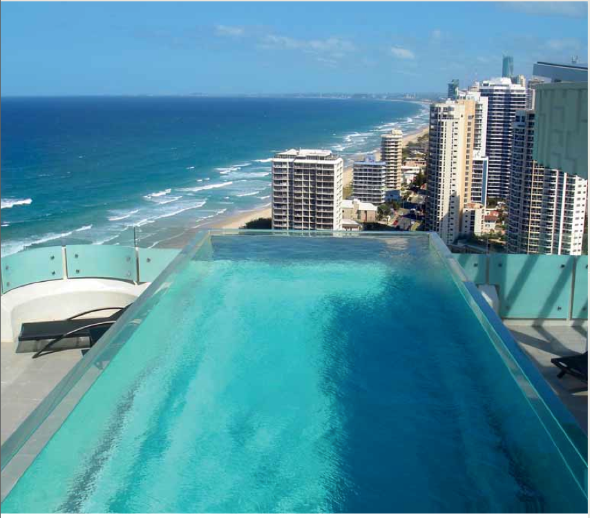 Acrylic swimming pool