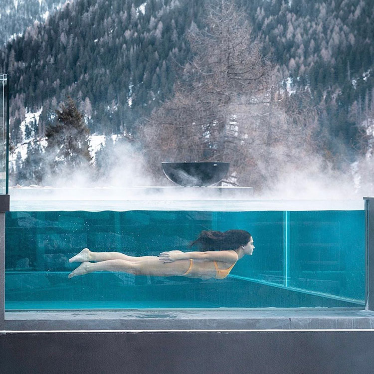 Acrylic swimming pool - LEYU ACRYLIC