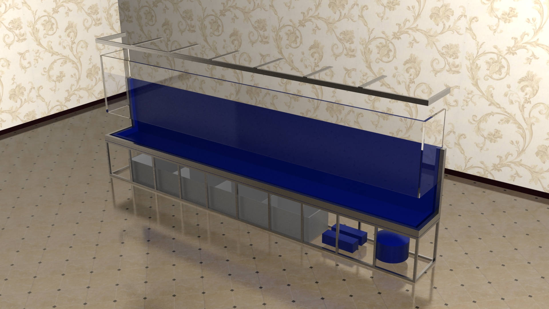 Acrylic fish tank - LEYU DESIGN