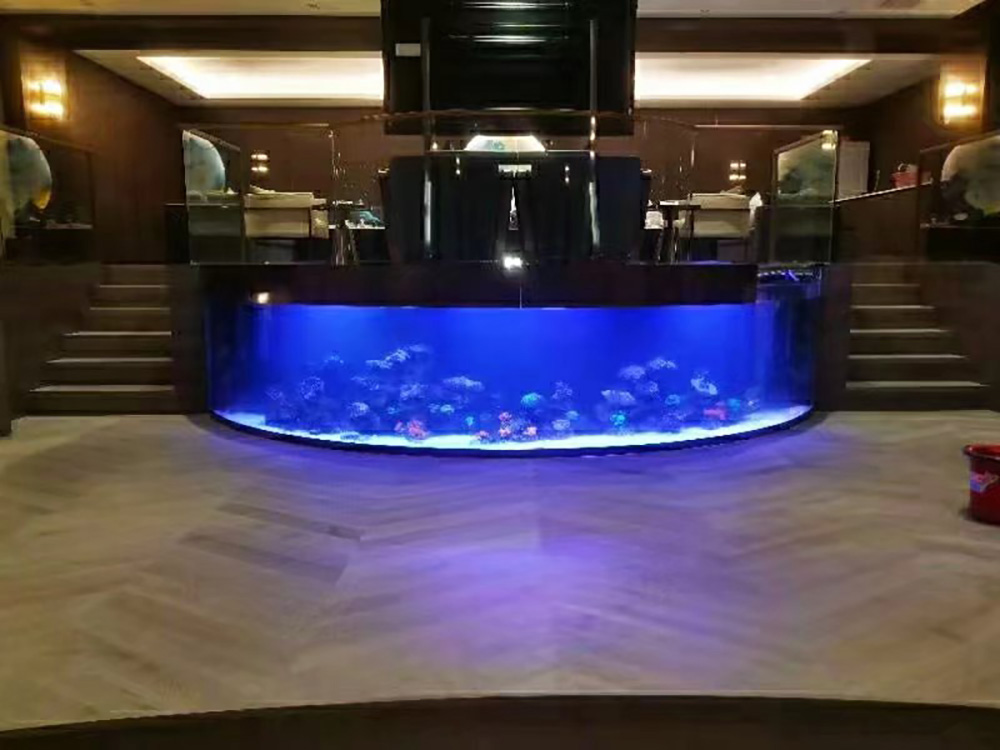 Acrylic custom fish tank - factory