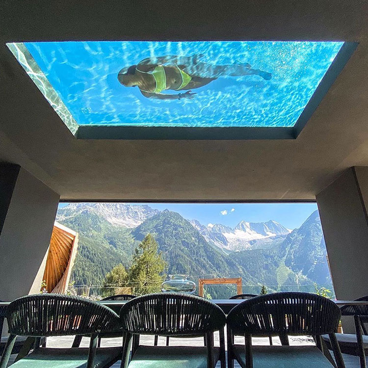 Acrylic swimming pool - LEYU ACRYLIC