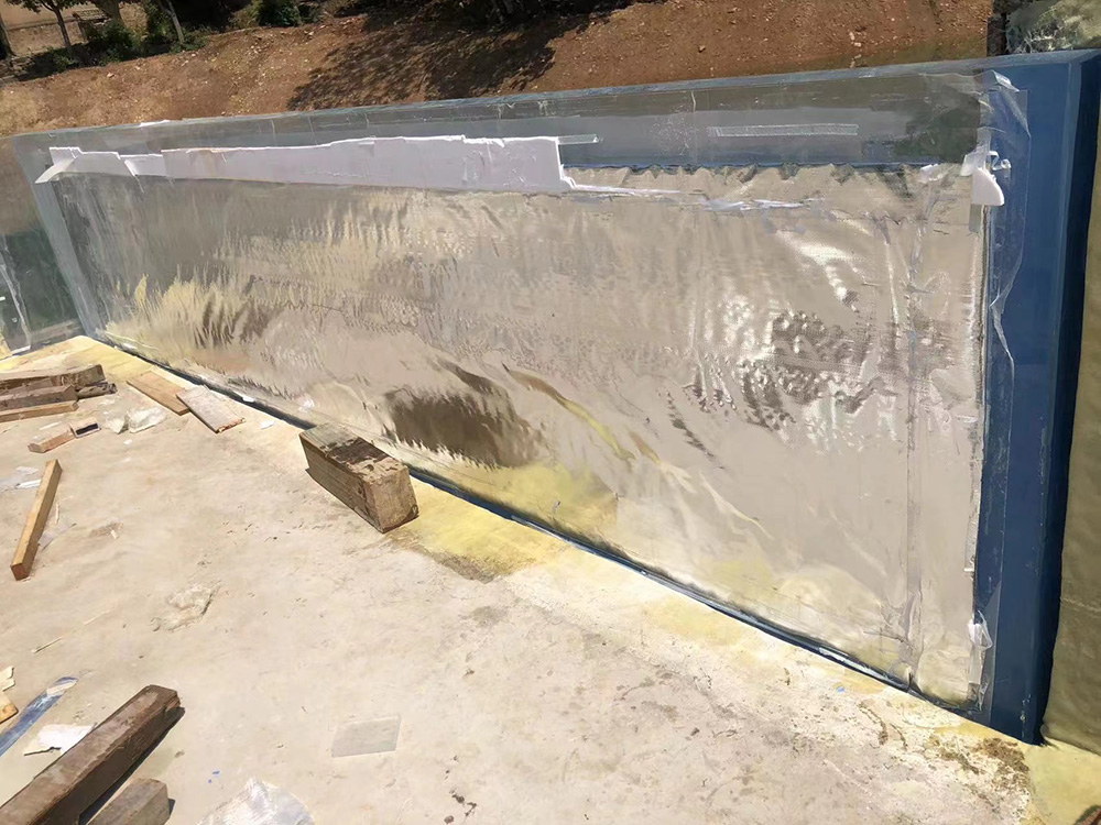 Bespoke Clear acrylic swimming pool panel for sale---Leyu Acrylic Sheet Products Factory