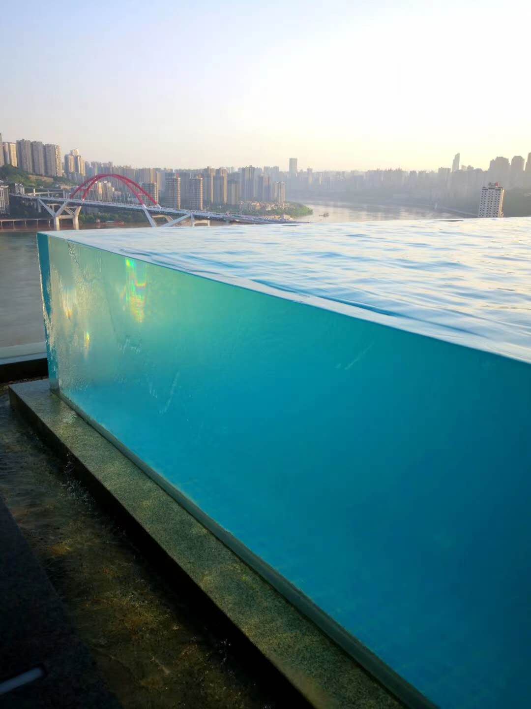 Acrylic swimming pool 