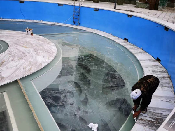 Acrylic pool design