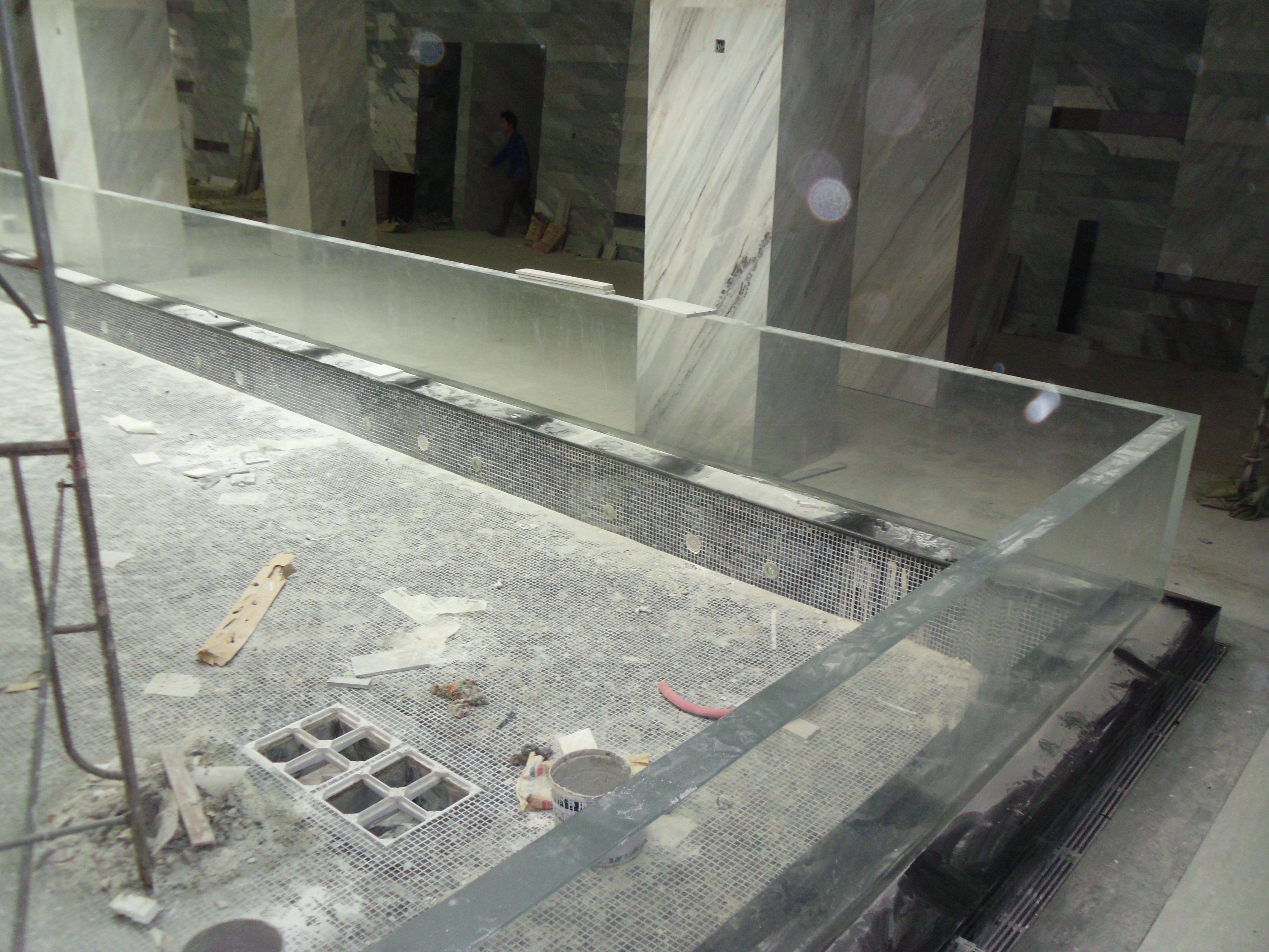 Acryl -Schwimmbad - Leyu Installation