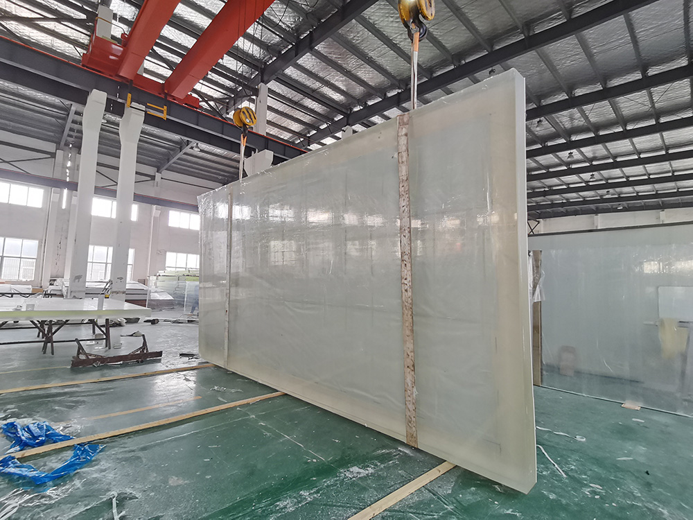 Bespoke Clear acrylic swimming pool panel for sale---Leyu Acrylic Sheet Products Factory