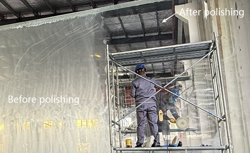 Before & After Polishing-Leyu Acrylic